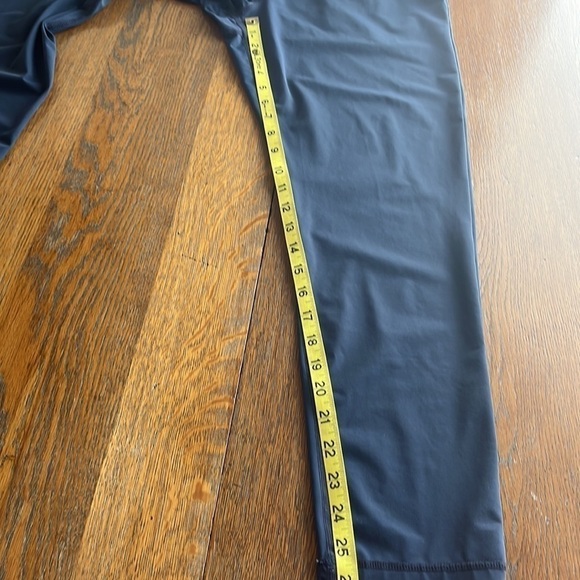 ZYIA Active stretch fabric pants dude pockets elastic waistband blue color - Picture 7 of 12